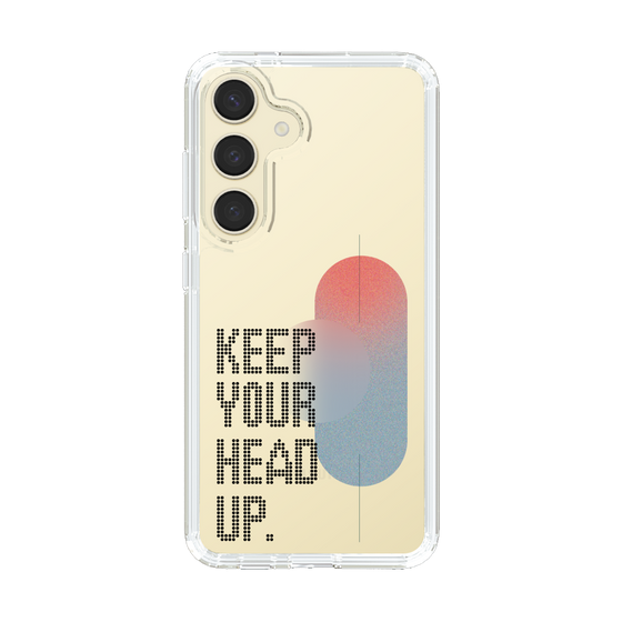 Slim Protection Case［ Original - Dot Overlay - KEEP YOUR HEAD UP/A ］