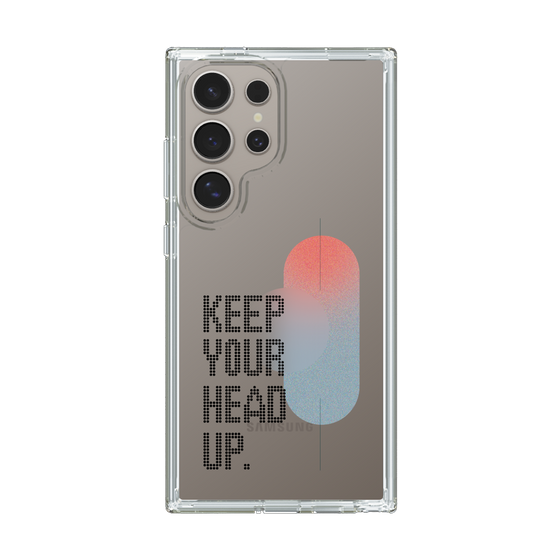 Slim Protection Case［ Original - Dot Overlay - KEEP YOUR HEAD UP/A ］