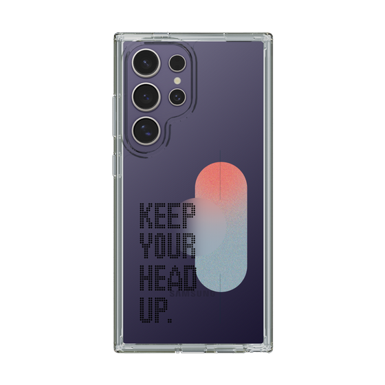Slim Protection Case［ Original - Dot Overlay - KEEP YOUR HEAD UP/A ］