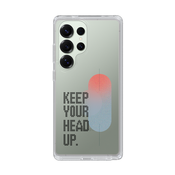 Slim Protection Case［ Original - Dot Overlay - KEEP YOUR HEAD UP/A ］