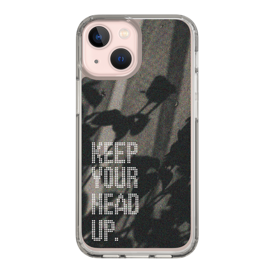 Slim Protection Case［ オリジナル - ドットオーバーレイ - KEEP YOUR HEAD UP/B ］