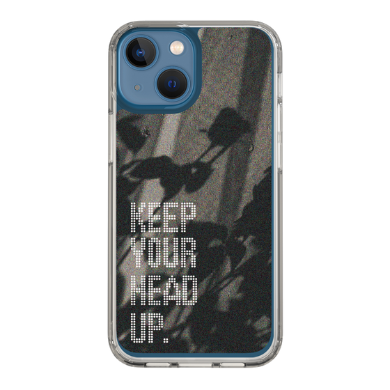 Slim Protection Case［ オリジナル - ドットオーバーレイ - KEEP YOUR HEAD UP/B ］