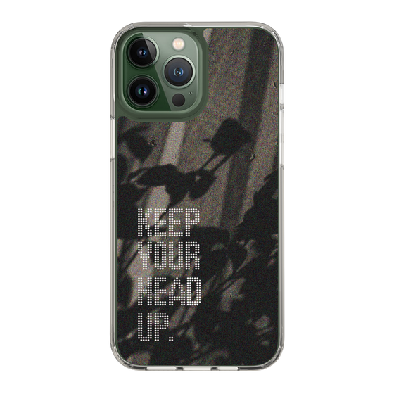Slim Protection Case［ Original - Dot Overlay - KEEP YOUR HEAD UP/B ］