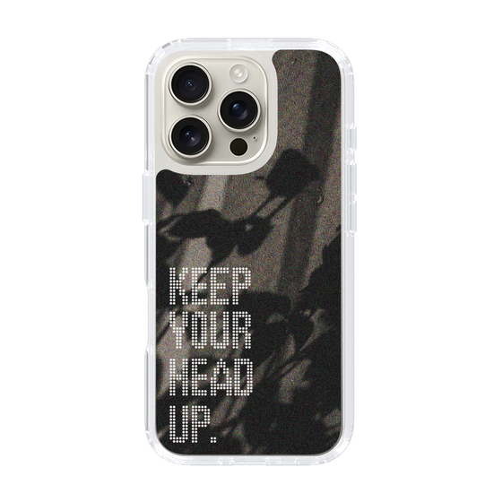 Slim Protection Case［ Original - Dot Overlay - KEEP YOUR HEAD UP/B ］