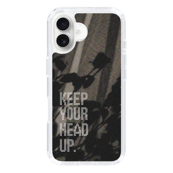 Slim Protection Case［ Original - Dot Overlay - KEEP YOUR HEAD UP/B ］
