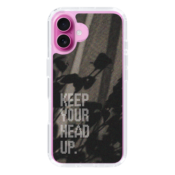 Slim Protection Case［ Original - Dot Overlay - KEEP YOUR HEAD UP/B ］