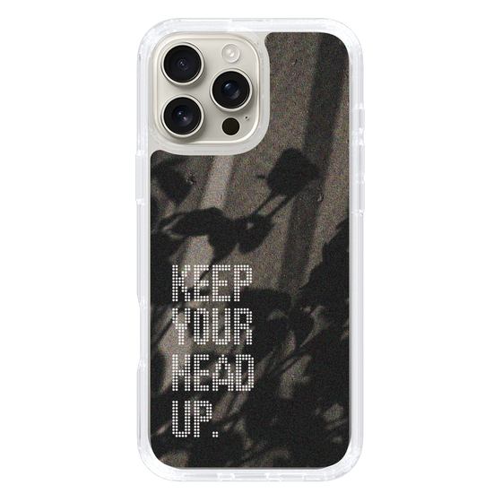Slim Protection Case［ Original - Dot Overlay - KEEP YOUR HEAD UP/B ］