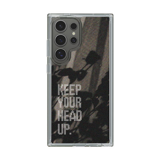 Slim Protection Case［ Original - Dot Overlay - KEEP YOUR HEAD UP/B ］