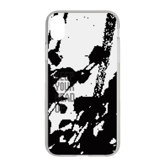 Slim Protection Case［ Original - Dot Overlay - KEEP YOUR HEAD UP/C ］