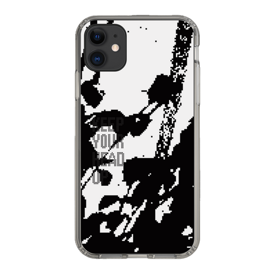Slim Protection Case［ Original - Dot Overlay - KEEP YOUR HEAD UP/C ］