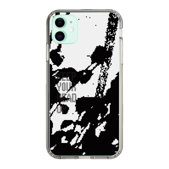 Slim Protection Case［ Original - Dot Overlay - KEEP YOUR HEAD UP/C ］