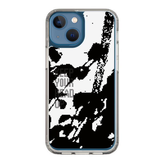 Slim Protection Case［ オリジナル - ドットオーバーレイ - KEEP YOUR HEAD UP/C ］