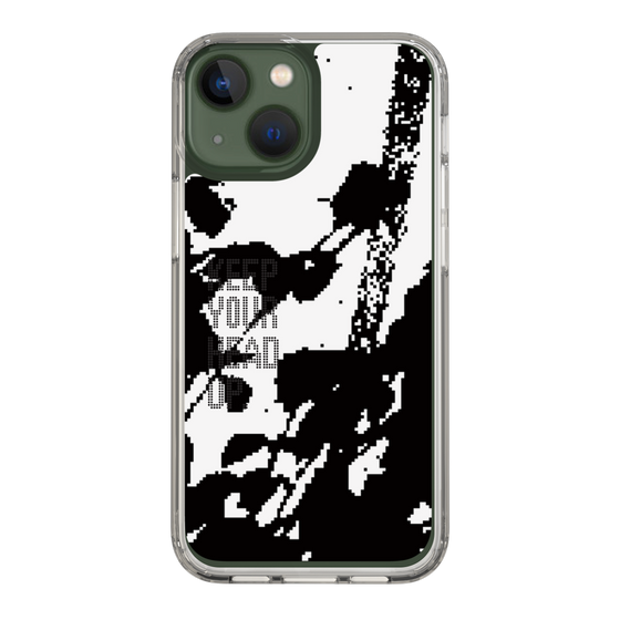 Slim Protection Case［ オリジナル - ドットオーバーレイ - KEEP YOUR HEAD UP/C ］