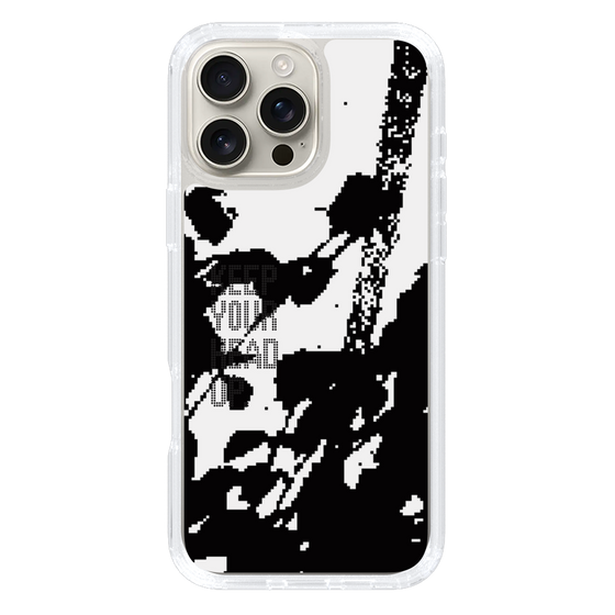 Slim Protection Case［ Original - Dot Overlay - KEEP YOUR HEAD UP/C ］