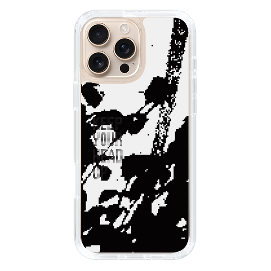 Slim Protection Case［ Original - Dot Overlay - KEEP YOUR HEAD UP/C ］