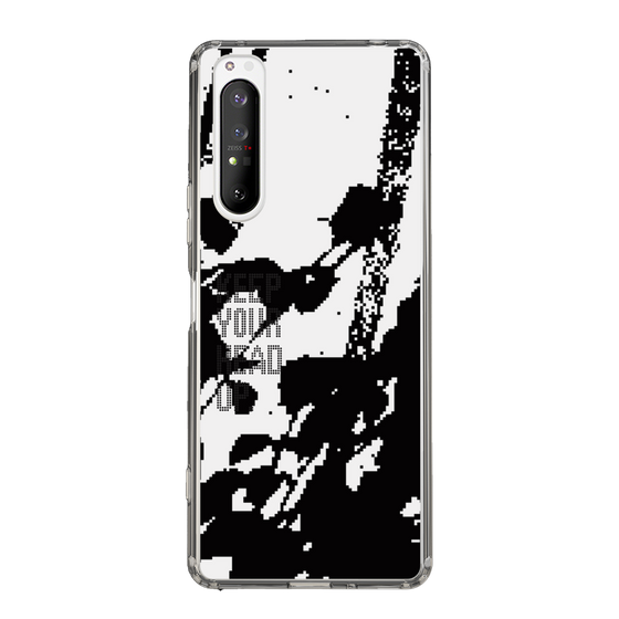Slim Protection Case［ Original - Dot Overlay - KEEP YOUR HEAD UP/C ］