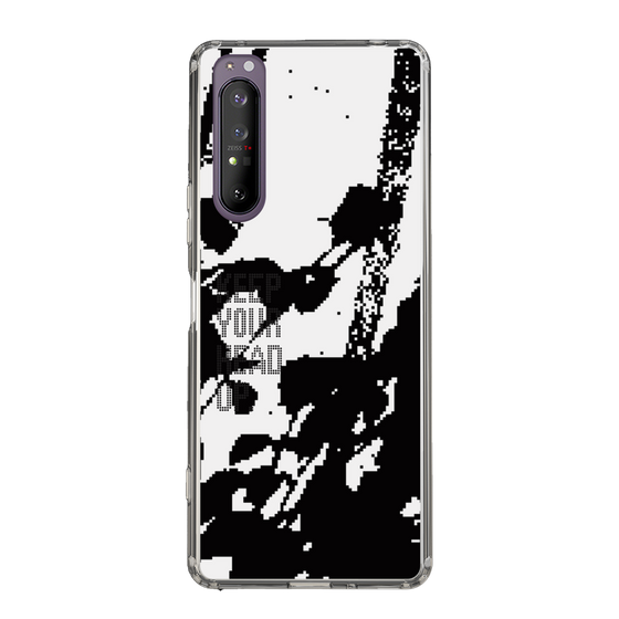 Slim Protection Case［ Original - Dot Overlay - KEEP YOUR HEAD UP/C ］