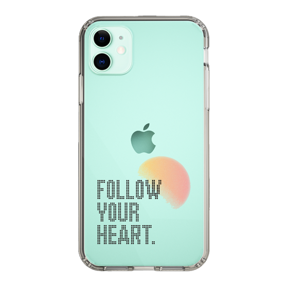 Slim Protection Case［ Original - Dot Overlay - FOLLOW YOUR HEART/A ］