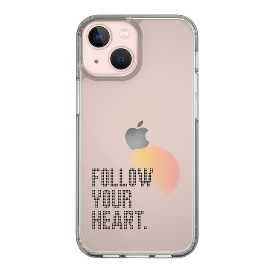 Slim Protection Case［ オリジナル - ドットオーバーレイ - FOLLOW YOUR HEART/A ］