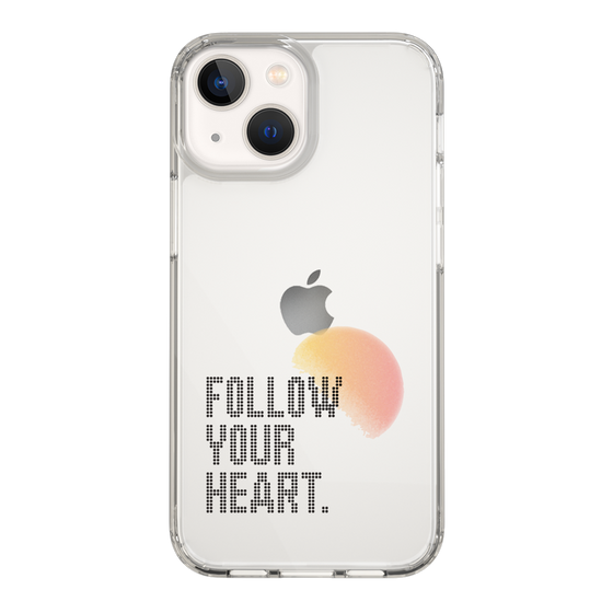 Slim Protection Case［ オリジナル - ドットオーバーレイ - FOLLOW YOUR HEART/A ］