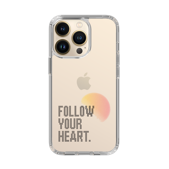 Slim Protection Case［ Original - Dot Overlay - FOLLOW YOUR HEART/A ］