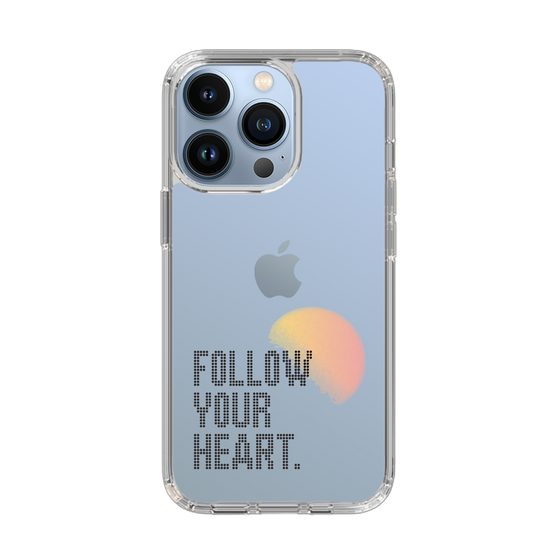 Slim Protection Case［ Original - Dot Overlay - FOLLOW YOUR HEART/A ］
