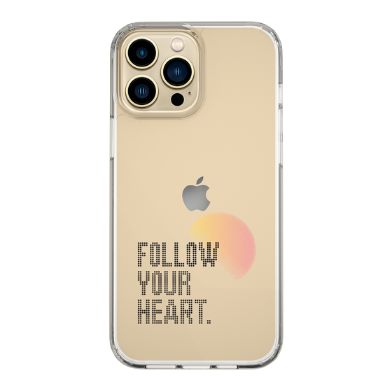 Slim Protection Case［ Original - Dot Overlay - FOLLOW YOUR HEART/A ］