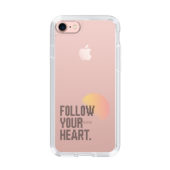 Slim Protection Case［ オリジナル - ドットオーバーレイ - FOLLOW YOUR HEART/A ］