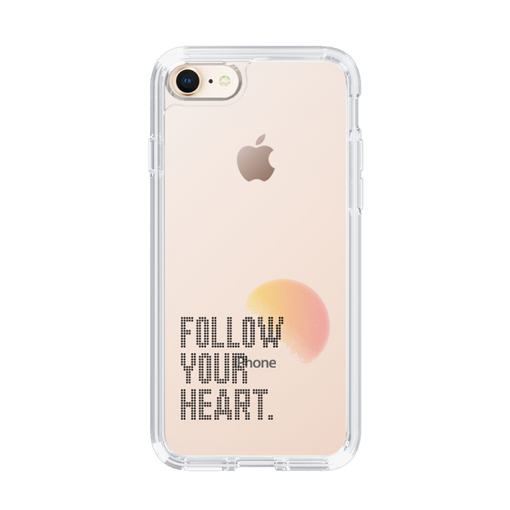 Slim Protection Case［ オリジナル - ドットオーバーレイ - FOLLOW YOUR HEART/A ］