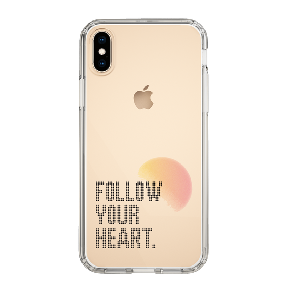 Slim Protection Case［ Original - Dot Overlay - FOLLOW YOUR HEART/A ］