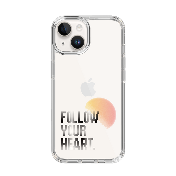 Slim Protection Case［ Original - Dot Overlay - FOLLOW YOUR HEART/A ］