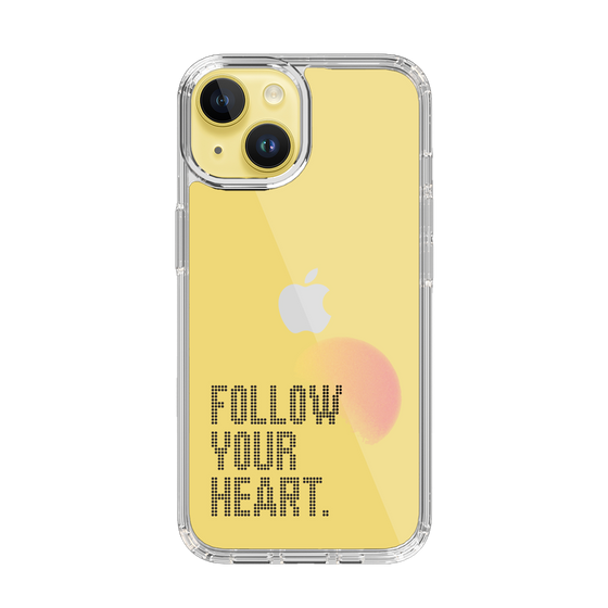 Slim Protection Case［ Original - Dot Overlay - FOLLOW YOUR HEART/A ］