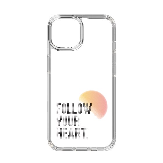 Slim Protection Case［ Original - Dot Overlay - FOLLOW YOUR HEART/A ］