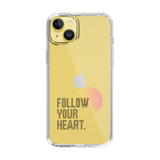 Slim Protection Case［ Original - Dot Overlay - FOLLOW YOUR HEART/A ］