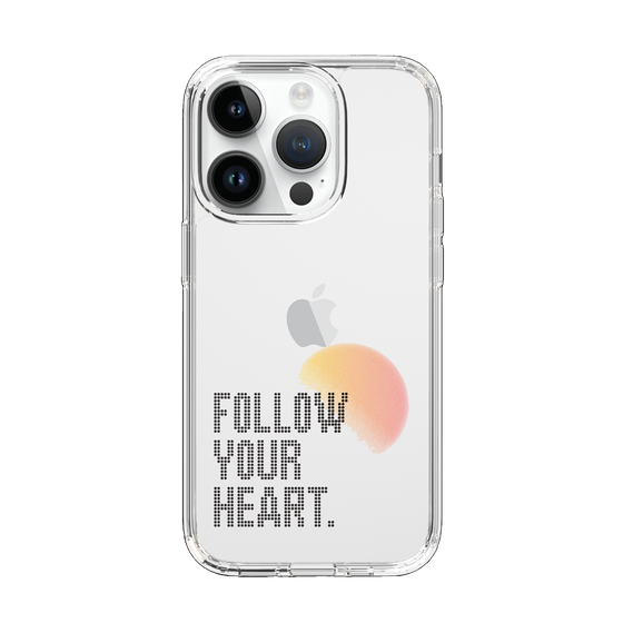 Slim Protection Case［ Original - Dot Overlay - FOLLOW YOUR HEART/A ］