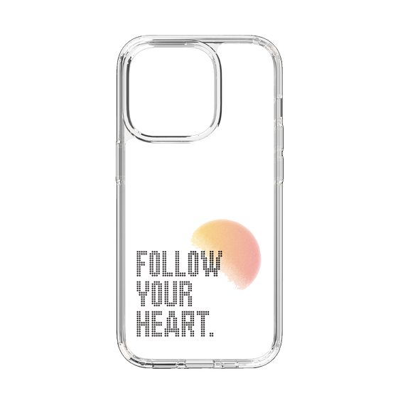 Slim Protection Case［ Original - Dot Overlay - FOLLOW YOUR HEART/A ］