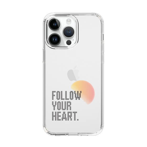 Slim Protection Case［ Original - Dot Overlay - FOLLOW YOUR HEART/A ］