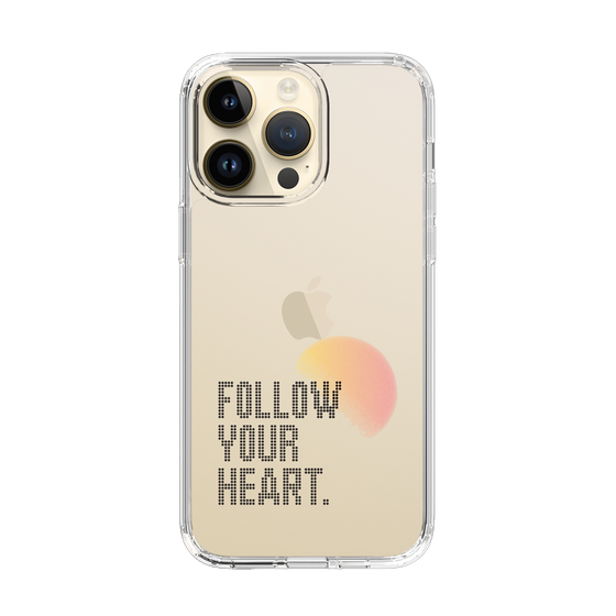 Slim Protection Case［ Original - Dot Overlay - FOLLOW YOUR HEART/A ］