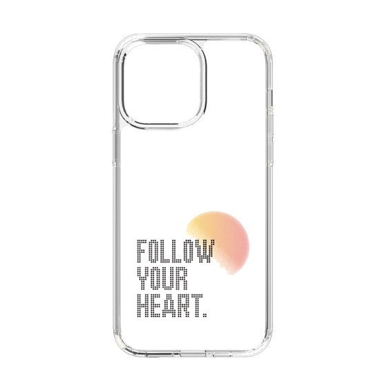 Slim Protection Case［ Original - Dot Overlay - FOLLOW YOUR HEART/A ］