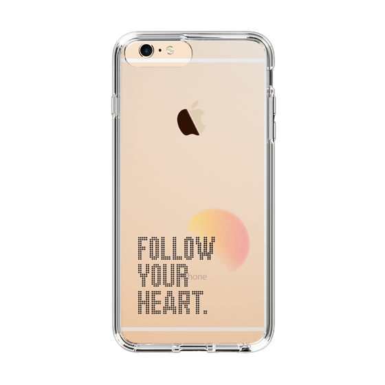 Slim Protection Case［ Original - Dot Overlay - FOLLOW YOUR HEART/A ］