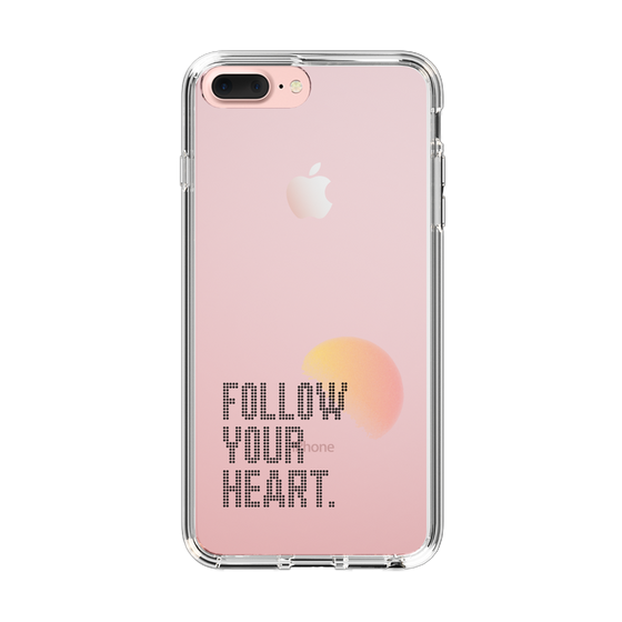 Slim Protection Case［ Original - Dot Overlay - FOLLOW YOUR HEART/A ］