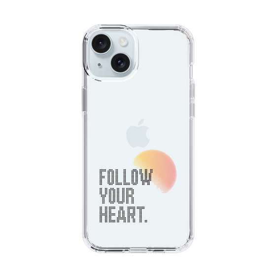 Slim Protection Case［ Original - Dot Overlay - FOLLOW YOUR HEART/A ］