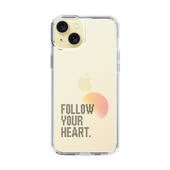 Slim Protection Case［ Original - Dot Overlay - FOLLOW YOUR HEART/A ］