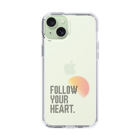 Slim Protection Case［ Original - Dot Overlay - FOLLOW YOUR HEART/A ］