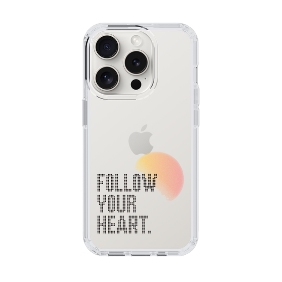 Slim Protection Case［ Original - Dot Overlay - FOLLOW YOUR HEART/A ］
