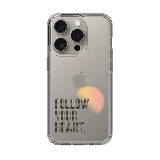 Slim Protection Case［ Original - Dot Overlay - FOLLOW YOUR HEART/A ］