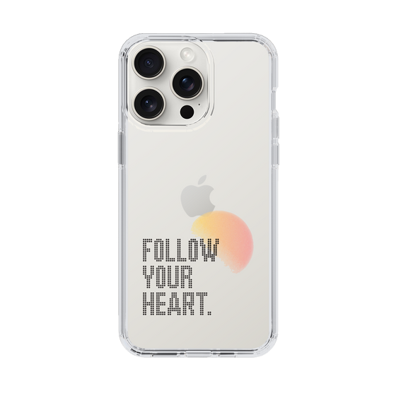 Slim Protection Case［ Original - Dot Overlay - FOLLOW YOUR HEART/A ］