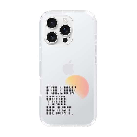 Slim Protection Case［ Original - Dot Overlay - FOLLOW YOUR HEART/A ］