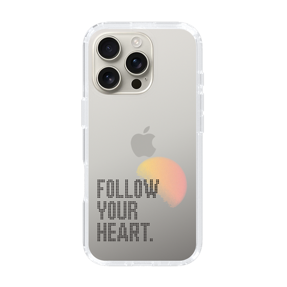 Slim Protection Case［ Original - Dot Overlay - FOLLOW YOUR HEART/A ］