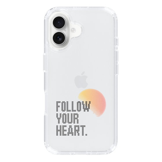Slim Protection Case［ Original - Dot Overlay - FOLLOW YOUR HEART/A ］
